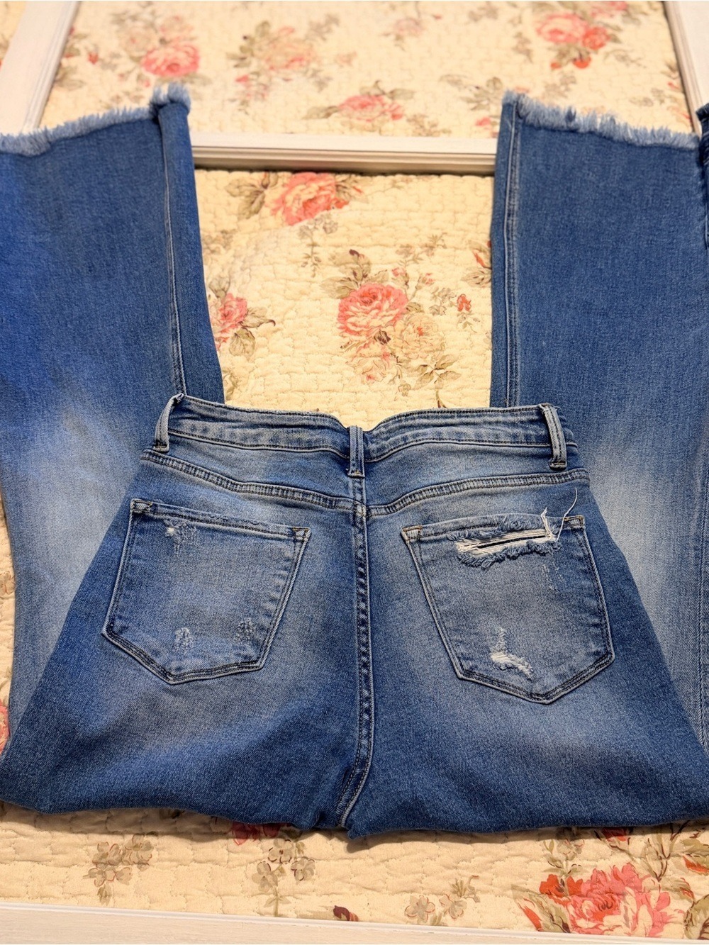 Bridge by Gly Flying Monkey Brand Women’s TriTones Flare 70’s Style Size 28 - Picture 9 of 12